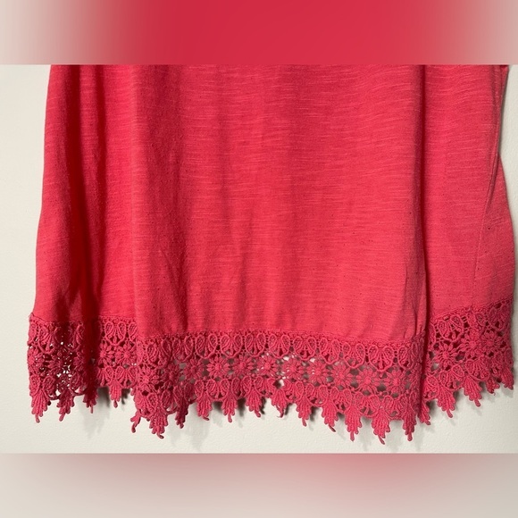 Rewind Coral Short Sleeve Women's Blouse - Picture 6 of 7